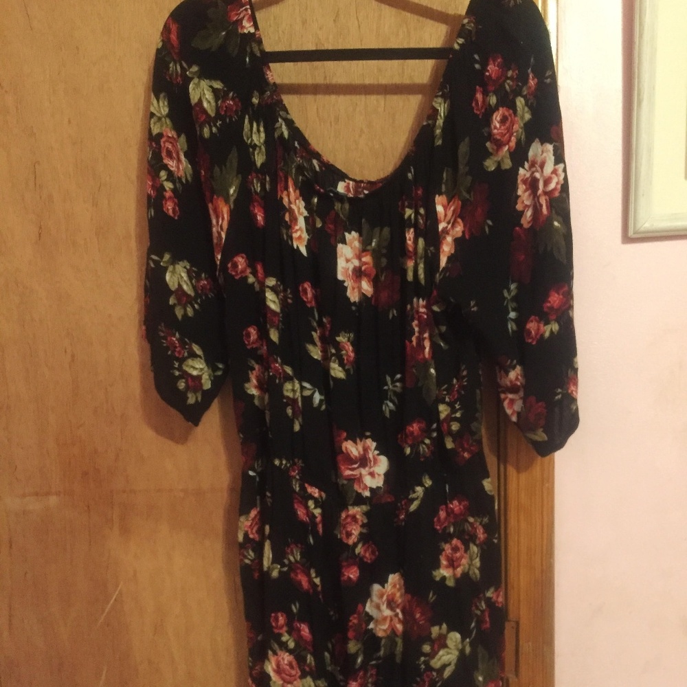Charlotte Russe Floral Romper- 3X